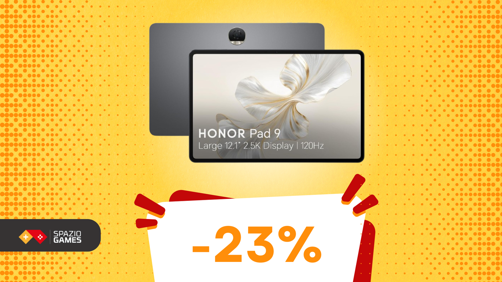 Honor Pad 9, tablet perfetto per tutti, oggi in SUPER OFFERTA! -23%