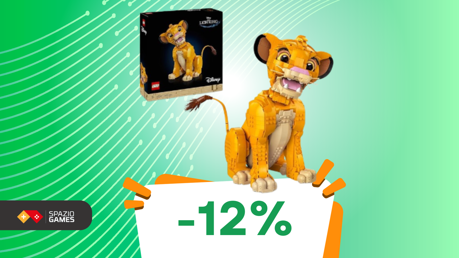 Giovane Simba LEGO in OFFERTA a 114€: da collezione!