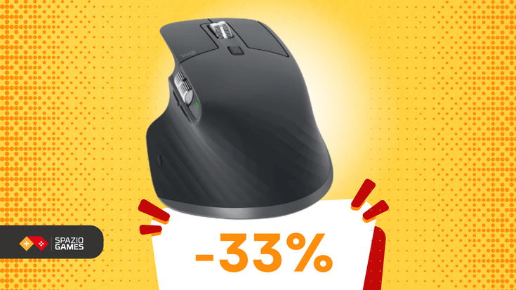 Mouse Logitech MX Master 3S a soli 90€: ergonomia e precisione!