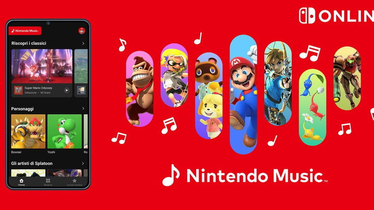 Nintendo Music non accredita i compositori, anche storici, delle colonne sonore