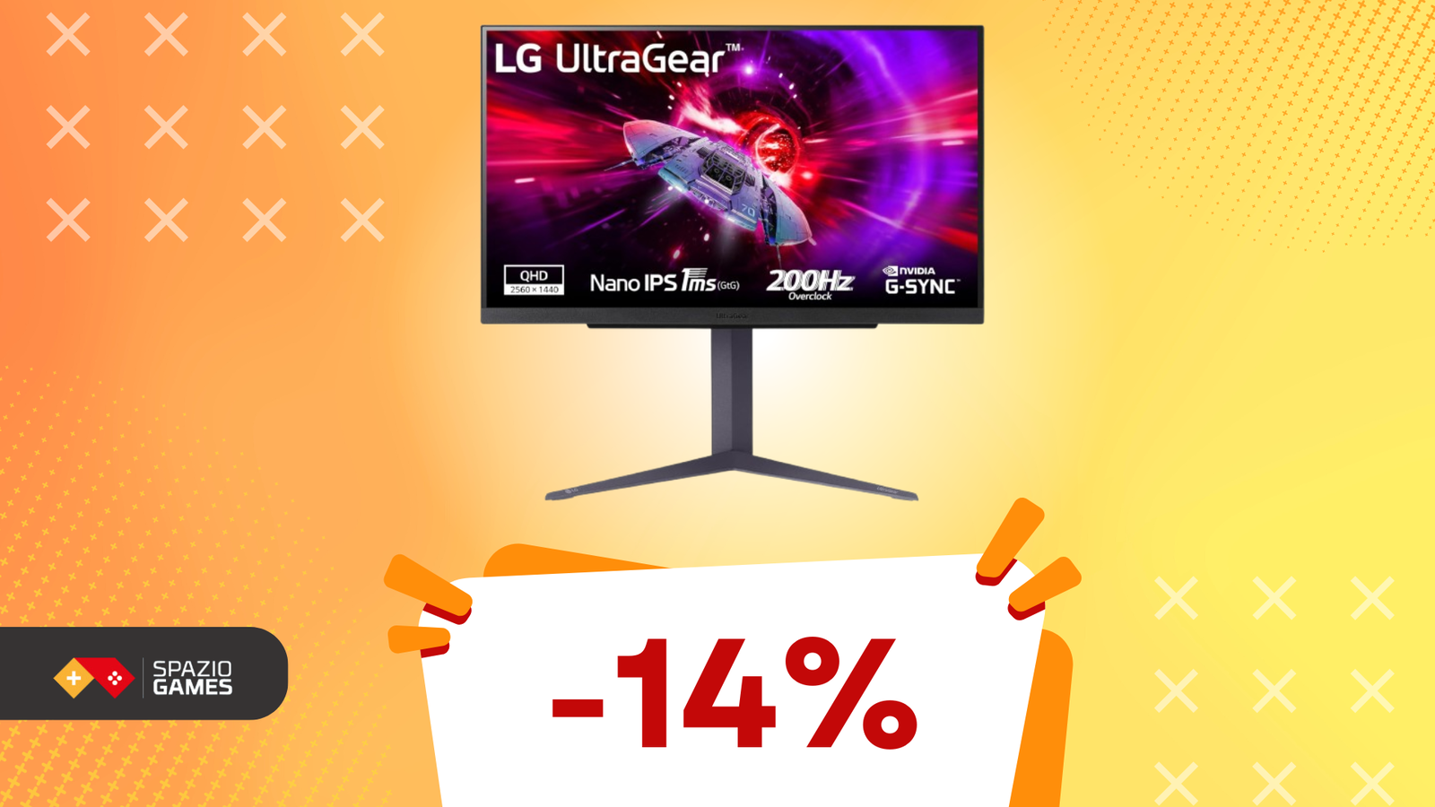 LG 27GS85Q UltraGear: il monitor ideale per i gamer esigenti, ora in SCONTO!