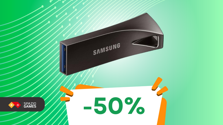 Chiavetta USB Samsung da 64 GB a METÀ PREZZO: solo 10€!