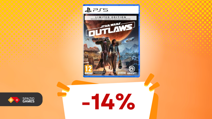 È il giorno giusto per recuperare la Limited Edition di Star Wars Outlaws, oggi IN OFFERTA!