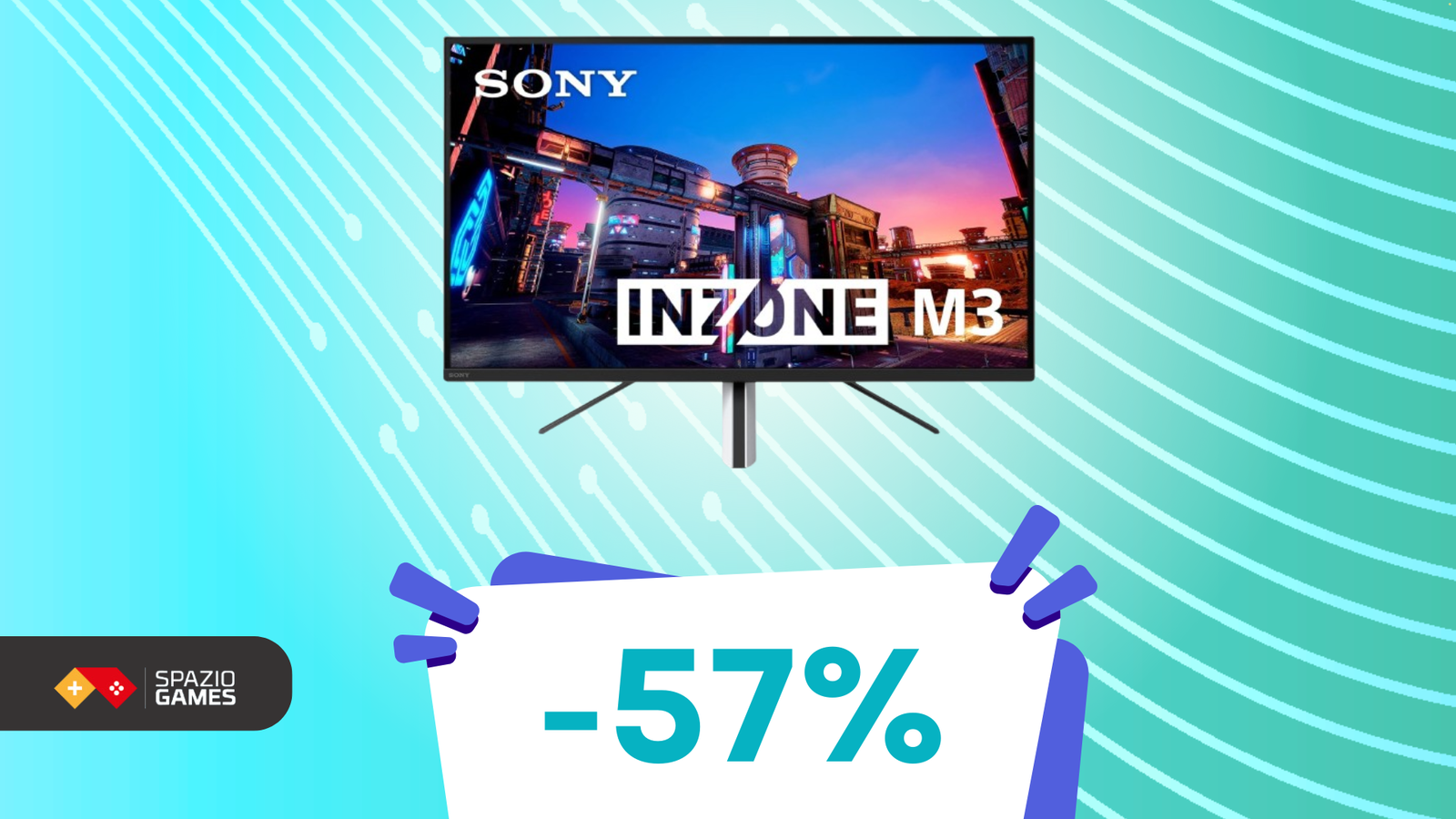 Sony Inzone M3: il monitor ideale per i gamer, ora a MENO DI META' PREZZO!