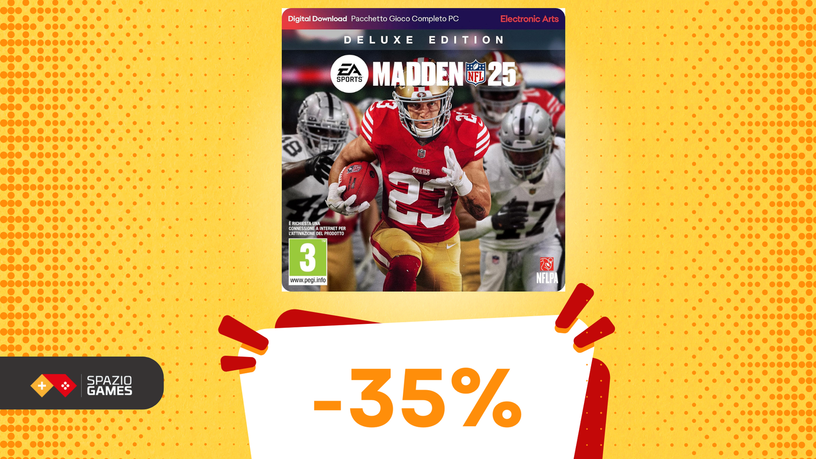 EA Sports Madden NFL 25 Deluxe Edition: il regalo perfetto per gli appassionati di football, oggi IN SCONTO!