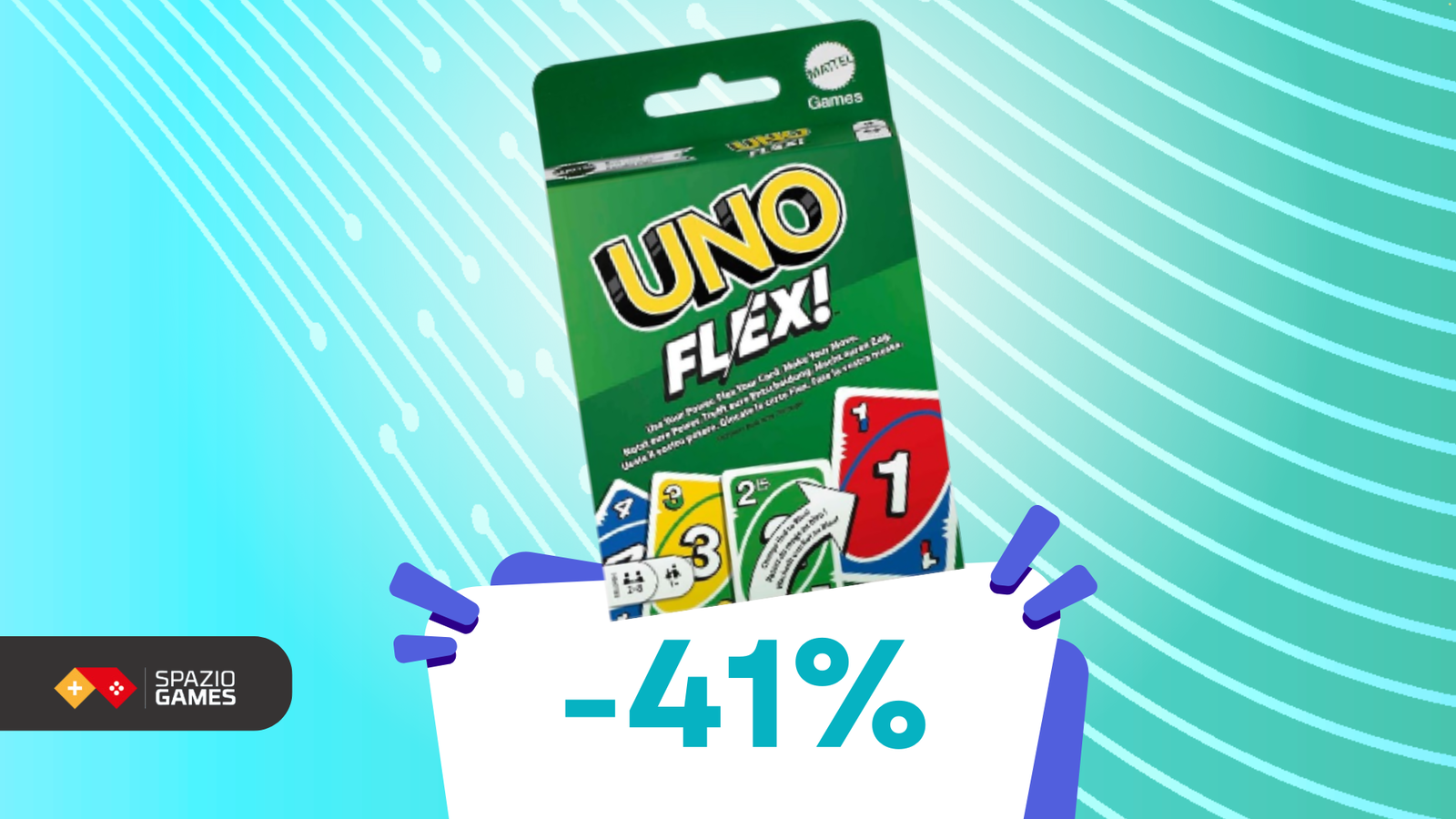 L'offerta perfetta per le serate di giochi: UNO Flex a soli 7€!