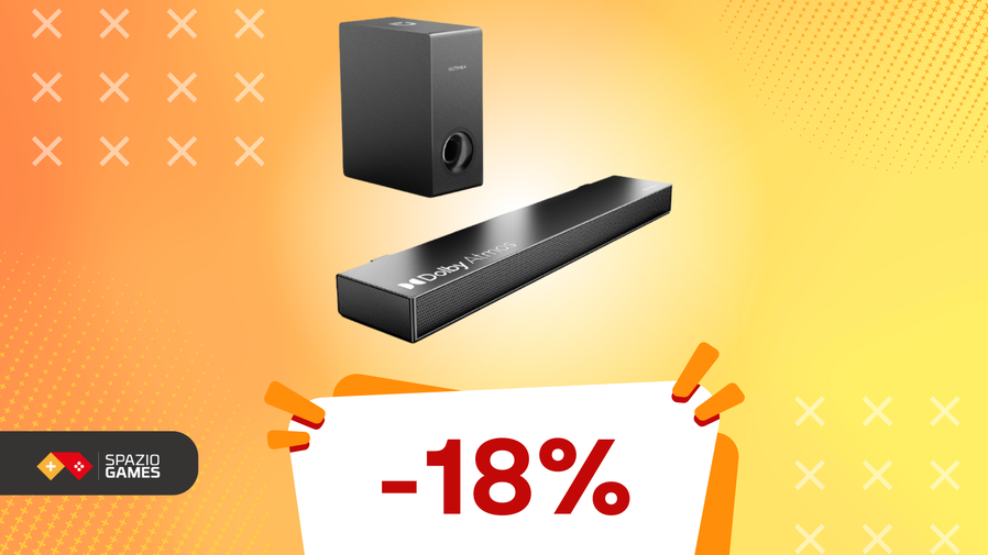 Immagine di Ultimea Nova S50: la soundbar compatta che porta il Dolby Atmos nel tuo soggiorno, oggi IN SCONTO!