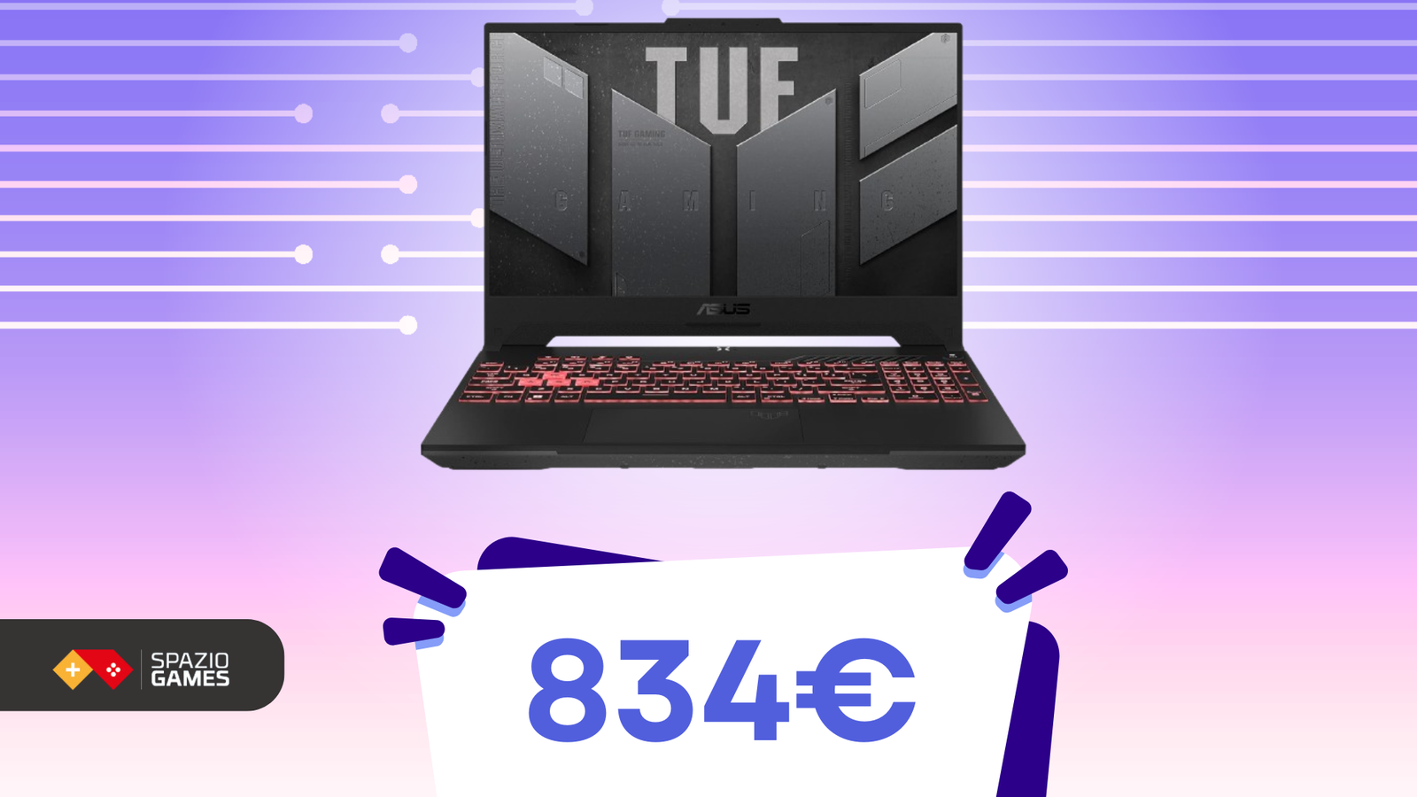 ASUS TUF Gaming A15 al PREZZO PIU' BASSO DI SEMPRE su Amazon!