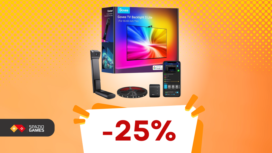 Immagine di Govee LED tv: atmosfera avvolgente per film e videogiochi a un prezzo TOP! (-25%)