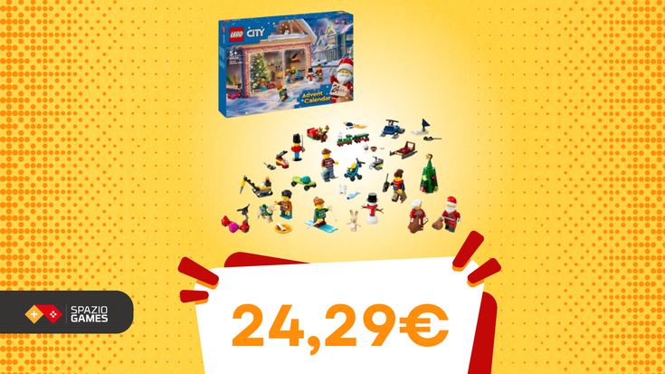 Il bellissimo calendario dell'avvento 2024 LEGO City oggi COSTA SOLO 24€!