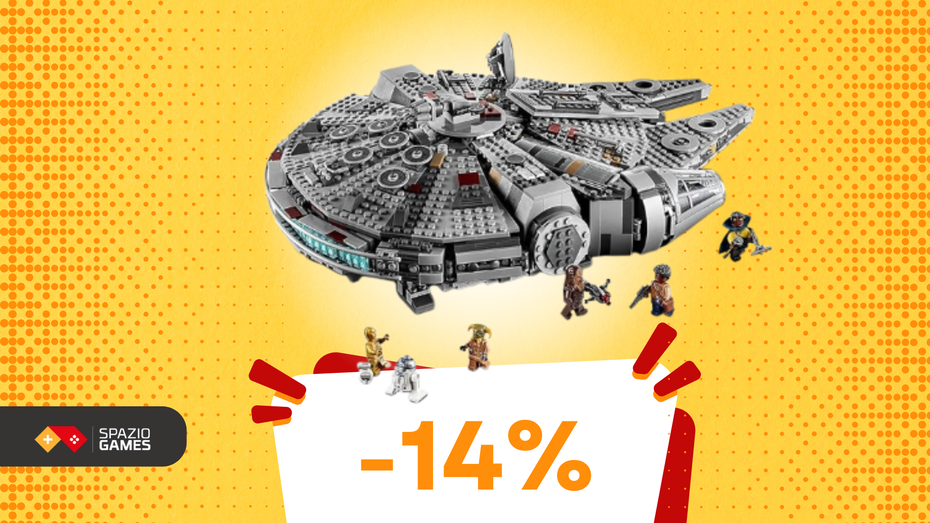 Immagine di Millennium Falcon LEGO a soli 146€ per tutti i fan di Star Wars!