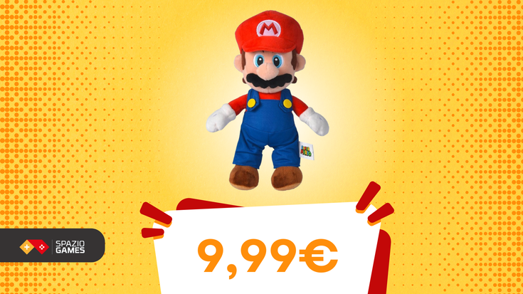 Porta il tuo eroe preferito nel tuo mondo: questo peluche di Super Mario oggi COSTA SOLO 9,99€!