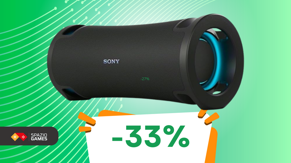 Immagine di Speaker Sony Ult Field 7 a 300€ con bassi profondi e luci LED!