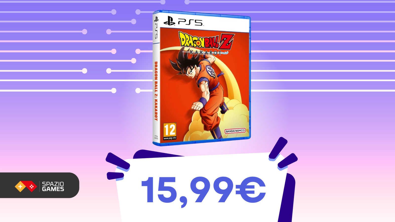 Preparati alla sfida Saiyan: Dragon Ball Z: Kakarot oggi COSTA SOLO 15,99€! (-47%)