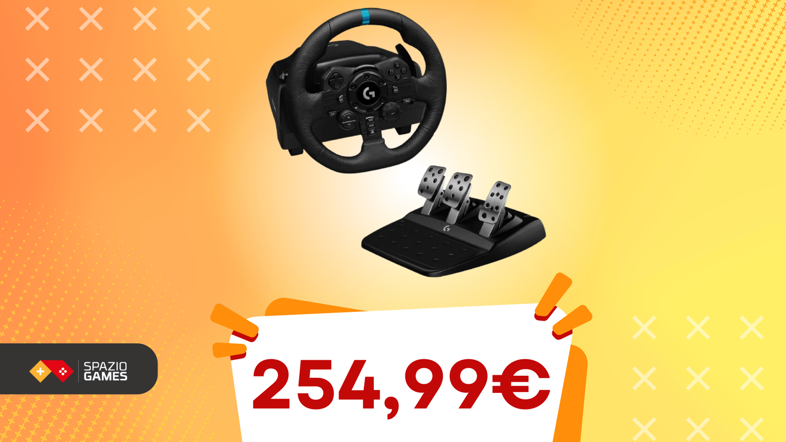 Logitech G923 Trueforce, il volante perfetto per gli appassionati di simulazione, oggi IN SCONTO!