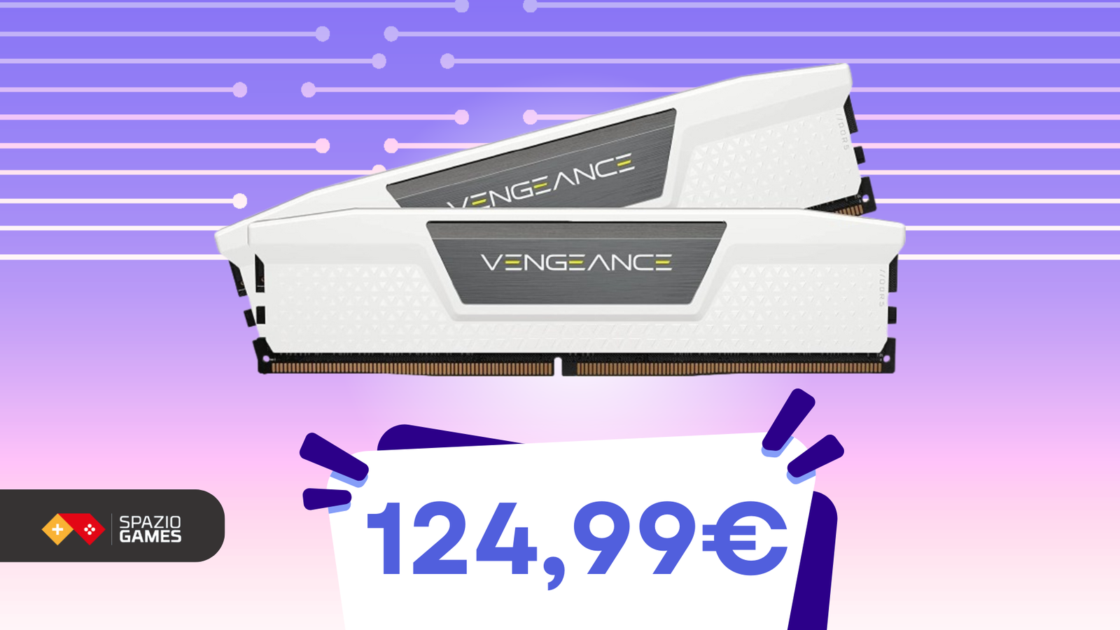 Spingi il tuo sistema al massimo con Corsair Vengeance DDR5, oggi a un PREZZO SPECIALE!