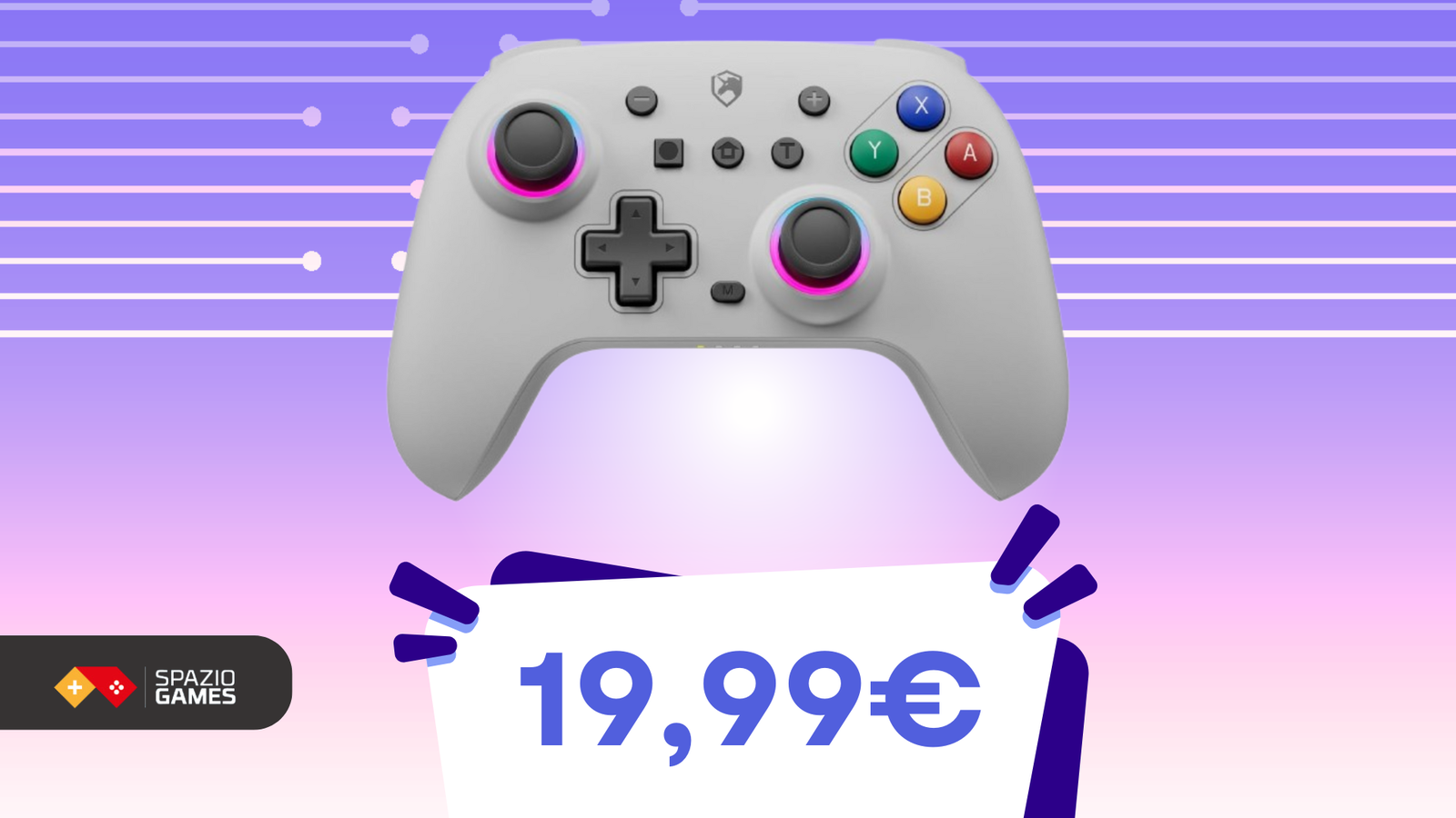 ECHTPower, il controller che porta il gioco su Nintendo Switch al livello successivo, COSTA SOLO 19,99€!