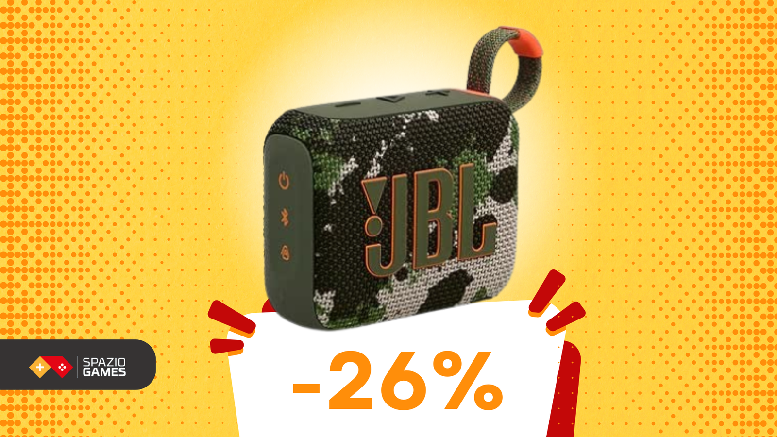 Speaker JBL GO 4 a 37€: portate la musica sempre con voi!