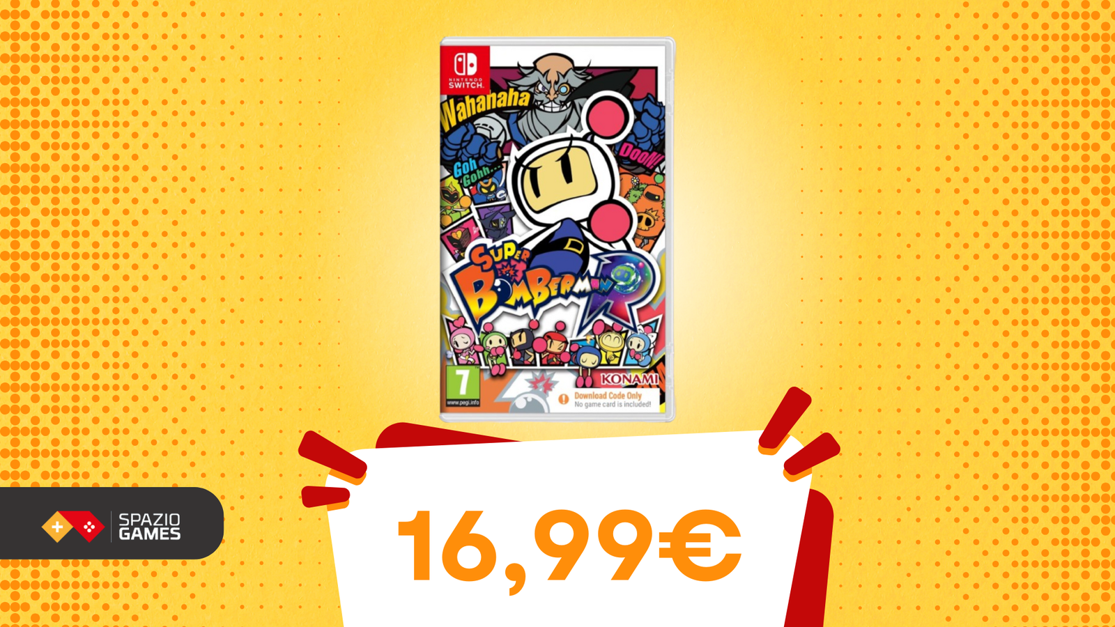 Super Bomberman R: esplosioni, strategia e tanto divertimento a SOLI 16,99€!