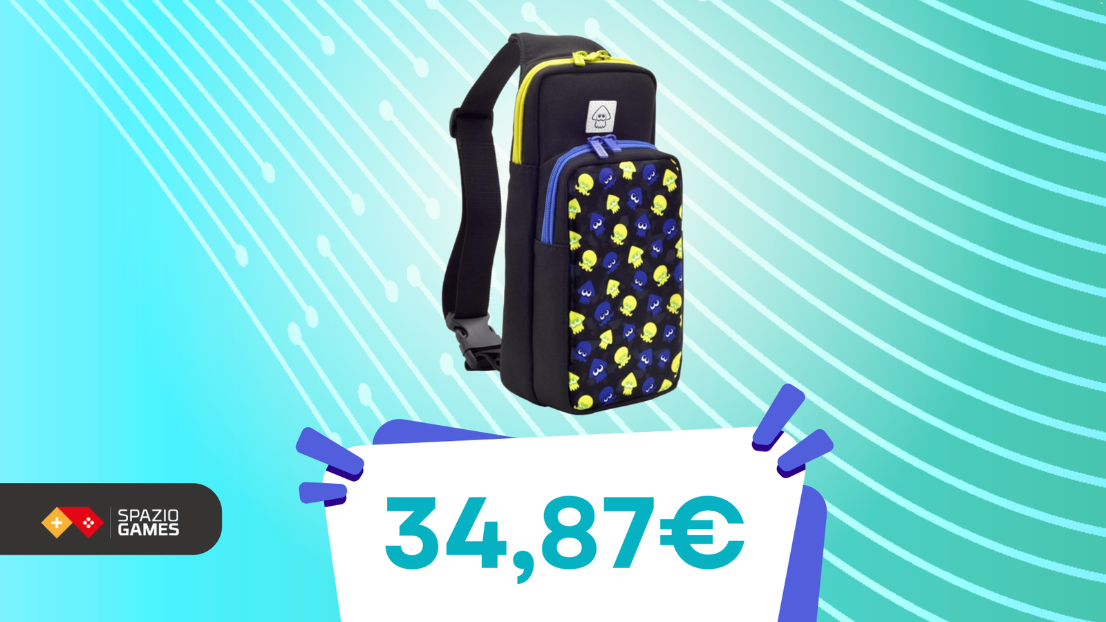 Splatoon 3 sempre con te: la borsa perfetta per la tua Switch! (34,87€)