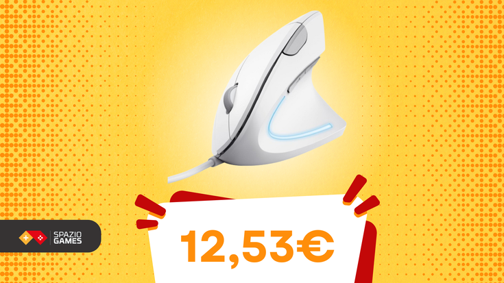 Addio tendinite! Il mouse verticale Trust Verto oggi COSTA MENO DI 13€!