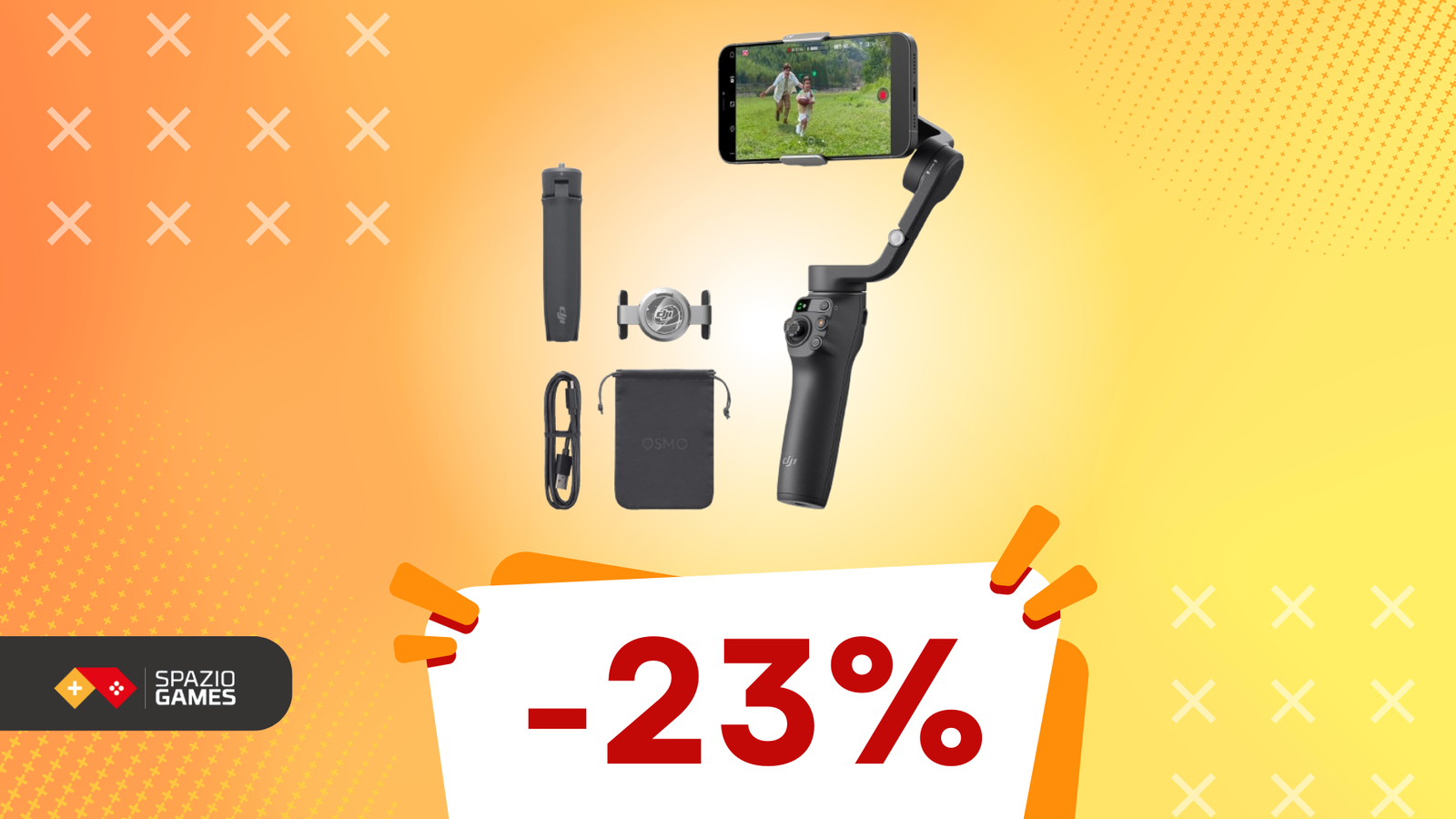 Trasforma il tuo smartphone in una camera da PRO con questo stabilizzatore DJI, oggi IN SCONTO!