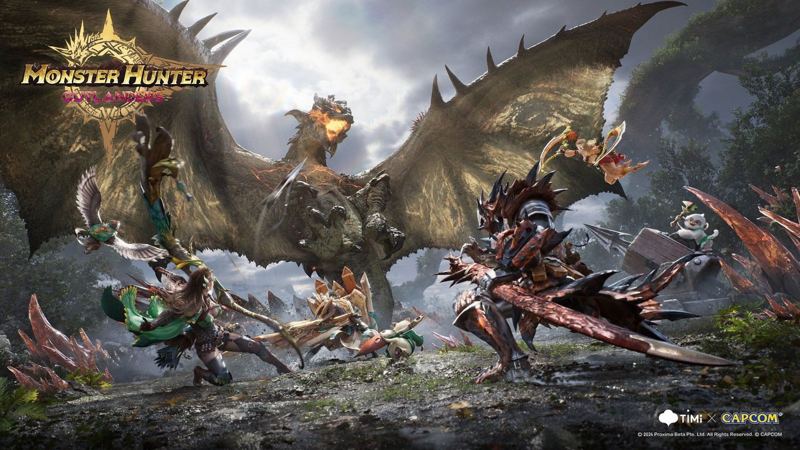 Annunciato Monster Hunter Outlanders, il nuovo gioco gratis open world