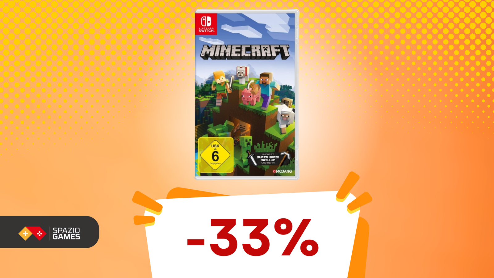 Costruisci, esplora, sopravvivi: Amazon ti dà il benvenuto nel mondo di Minecraft con uno SCONTO del 33%!