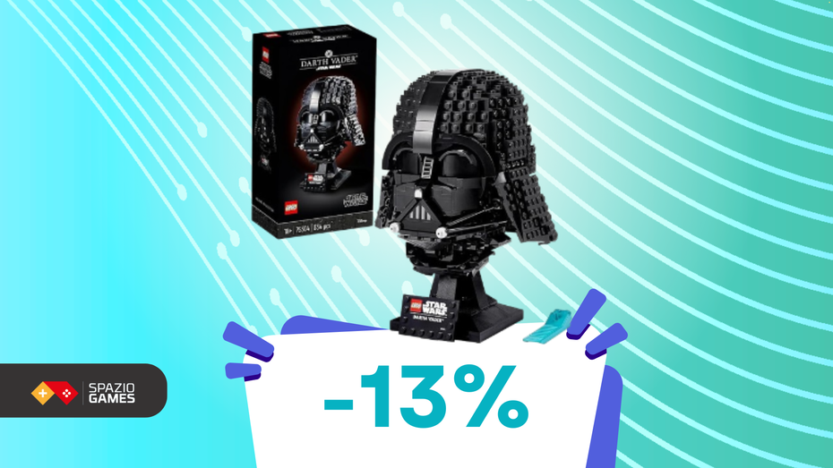 Immagine di Costruisci il Lato Oscuro con il casco LEGO di Darth Vader a 70€!