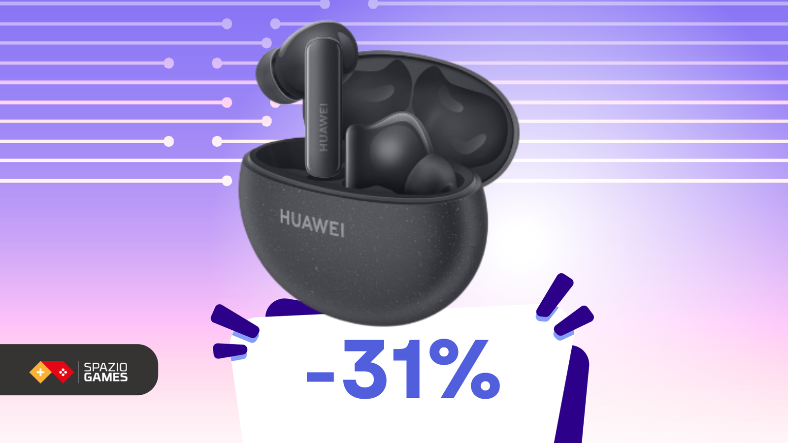 Audio cristallino e prezzo al top: Huawei FreeBuds 5i a soli 69€!