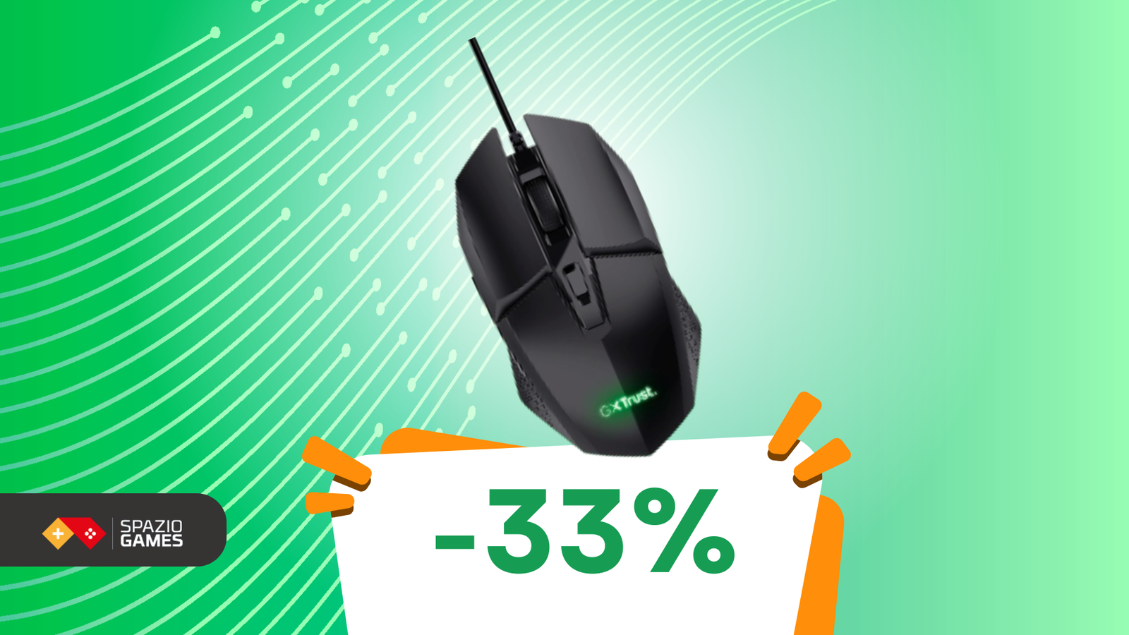 Alzate il livello di gioco con il mouse Trust Gaming a soli 10€!