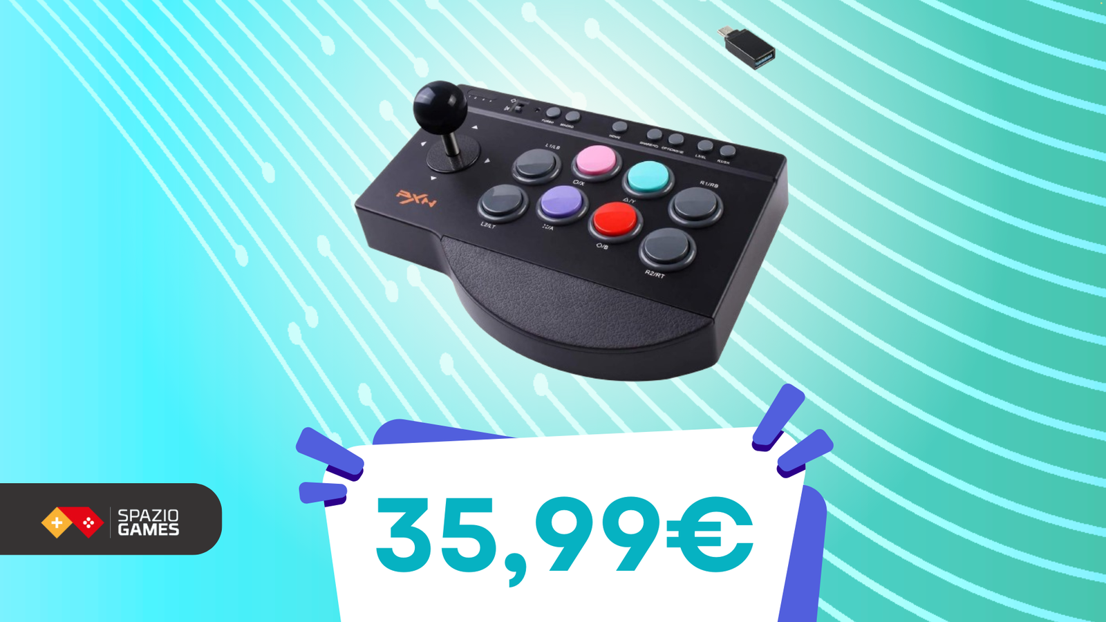 OTTIMO arcade stick a MENO di 36€ grazie a questo COUPON!