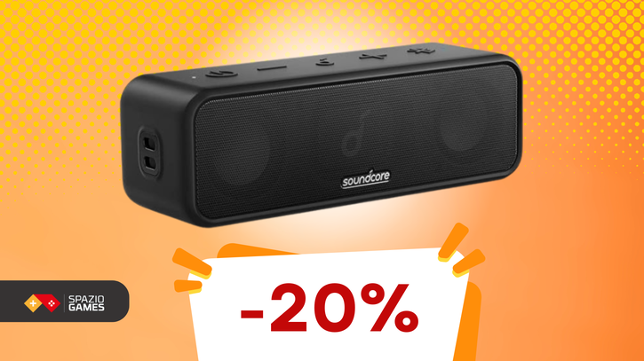 Immagine di Speaker Soundcore 3: 24 ore di musica non-stop a soli 44€!