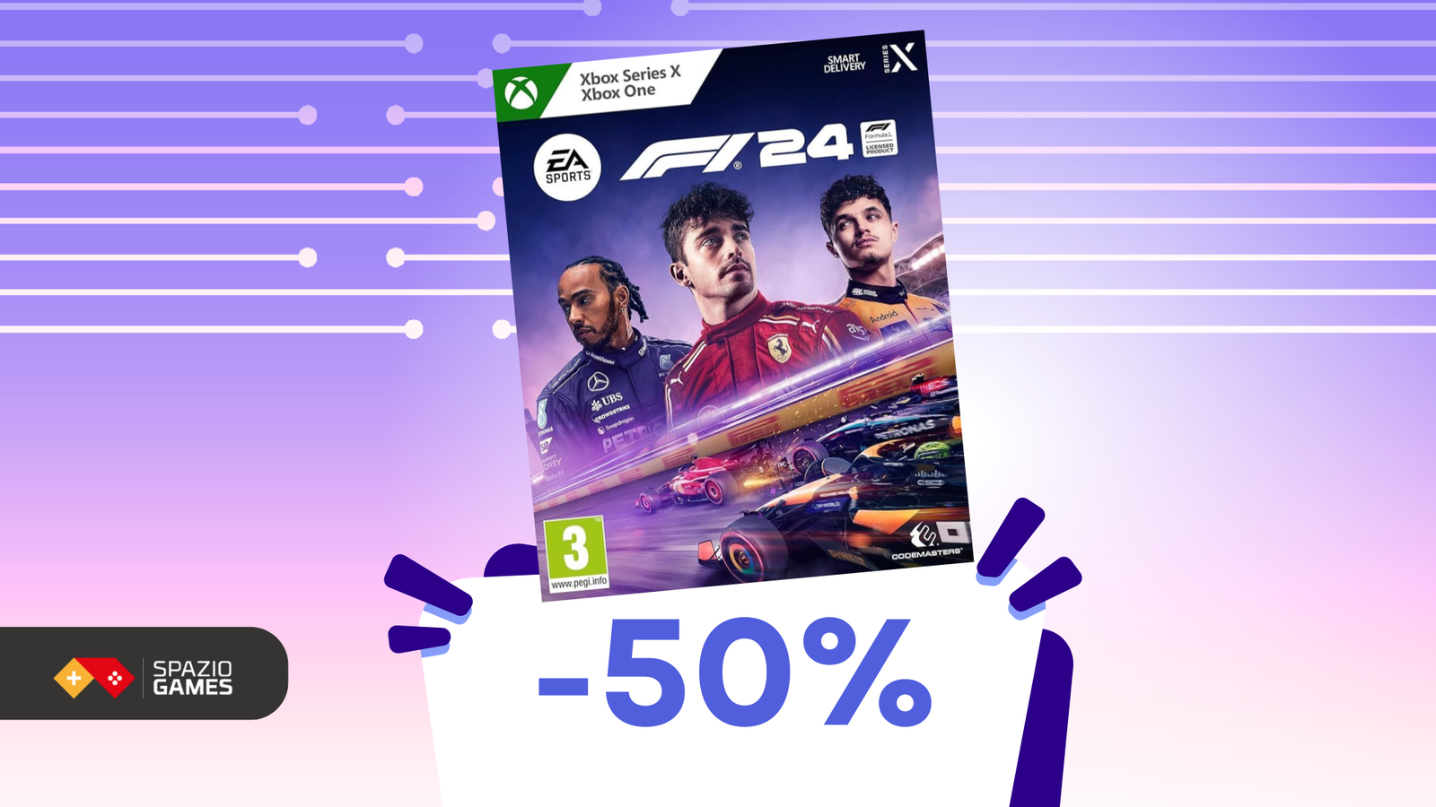 F1 24 per Xbox a METÀ PREZZO: oggi siete piloti a soli 40€!