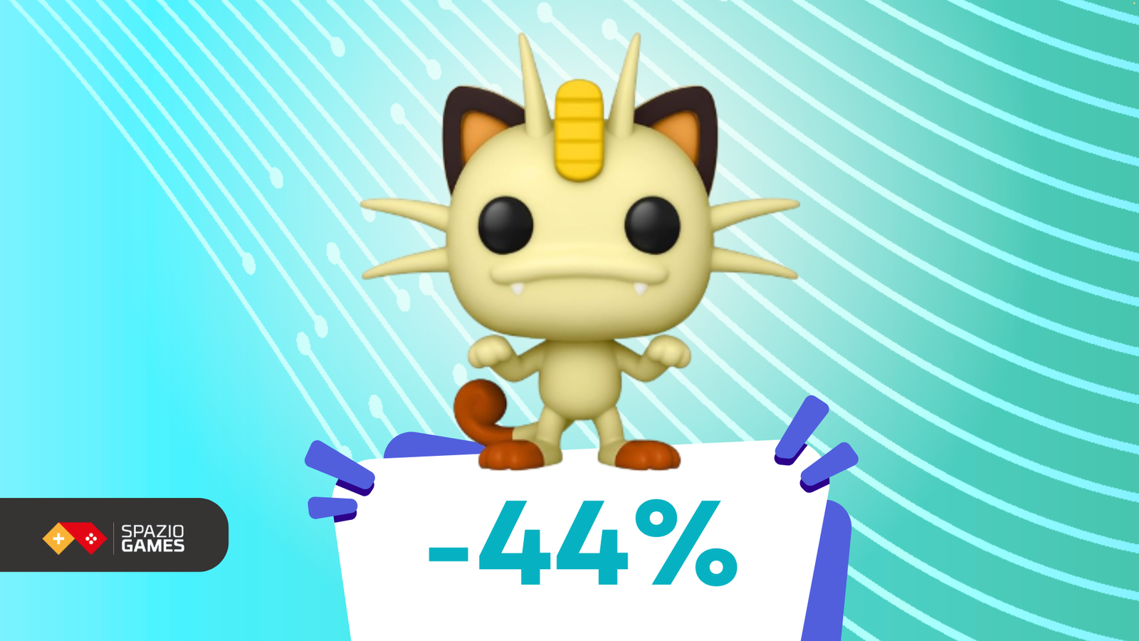 Furbetto e simpatico: il Funko Pop di Meowth vi aspetta per soli 9€!