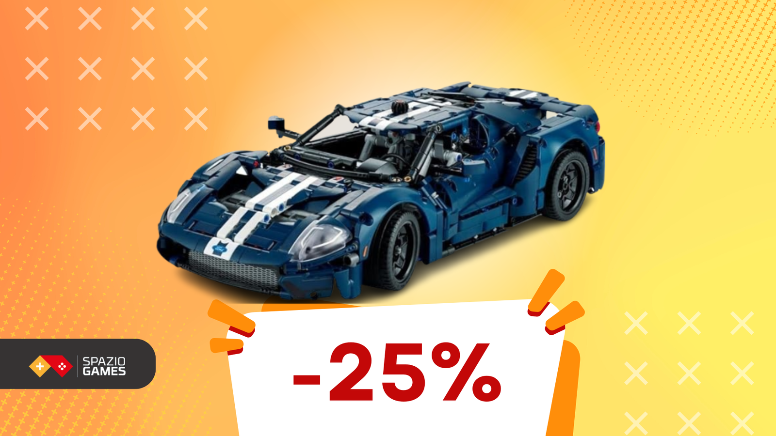 Costruisci la Ford GT 2022 LEGO a 90€ e sfreccia nel salotto di casa!