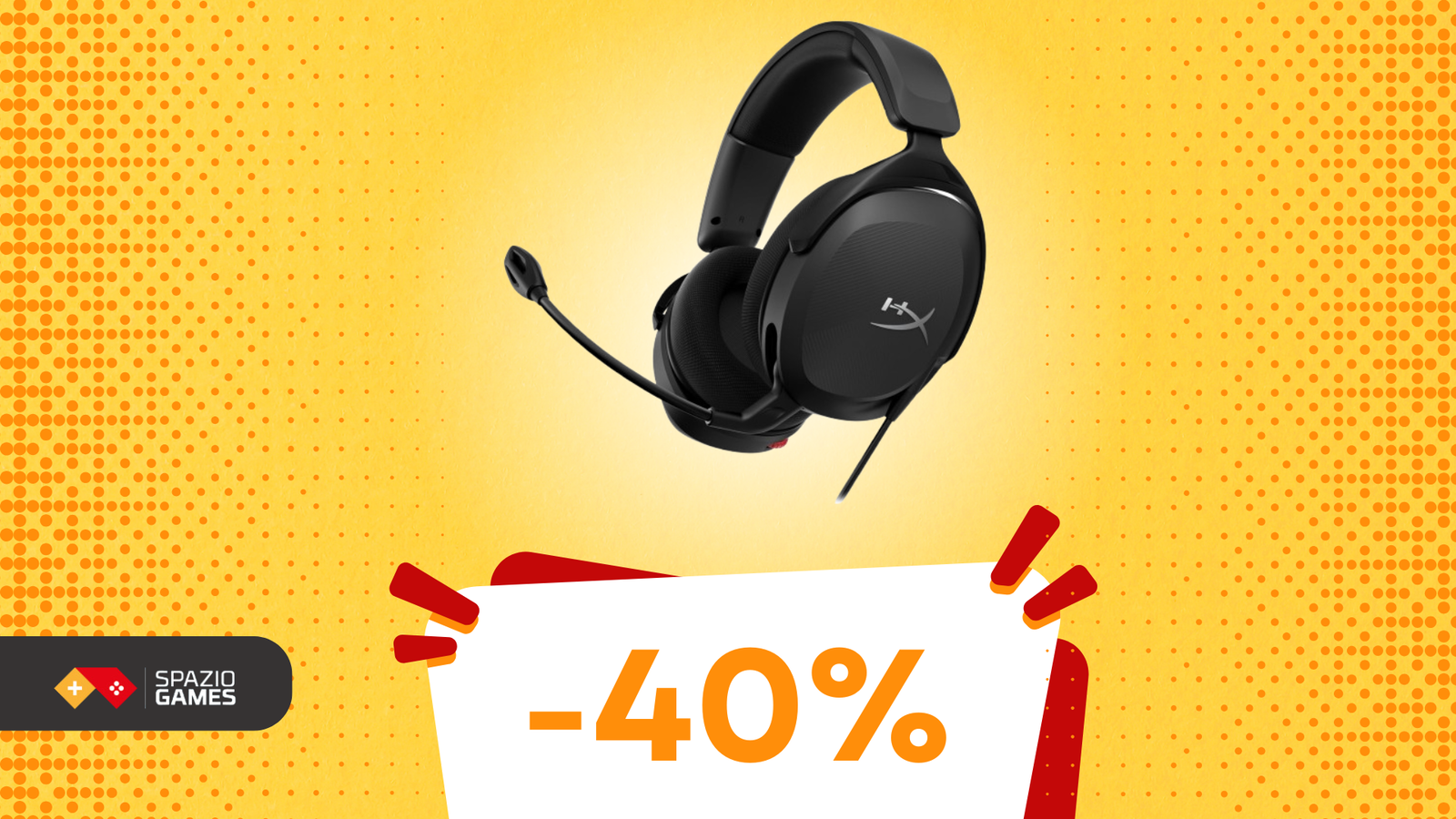 HyperX Cloud Stinger II Core: comfort e qualità audio a un PREZZO SUPER! - 40%