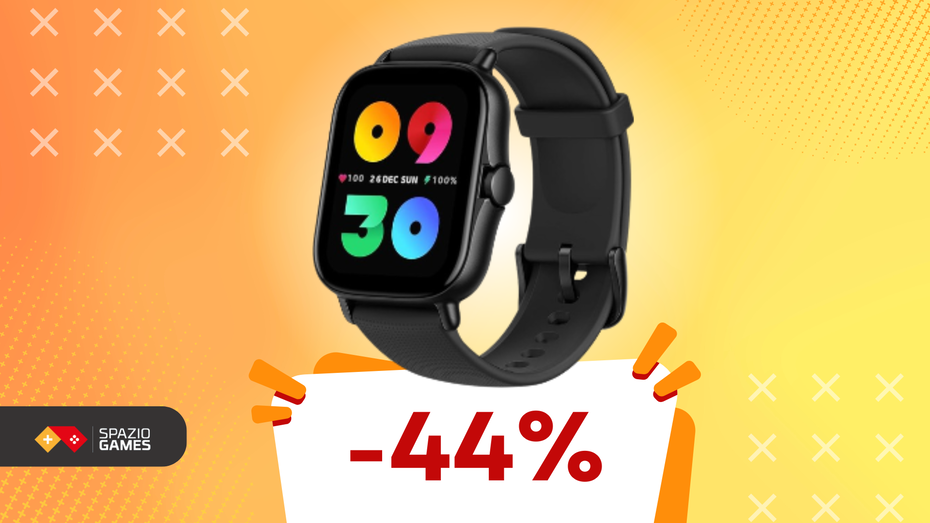 Immagine di Amazfit GTS 2 a soli 60€: costa meno di un pieno di benzina!