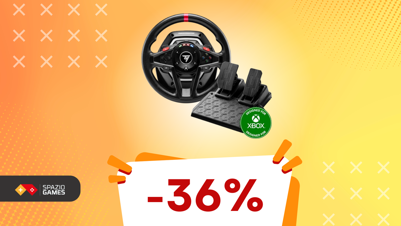 Thrustmaster T128: trasforma la tua esperienza di guida virtuale con il 36% di SCONTO!