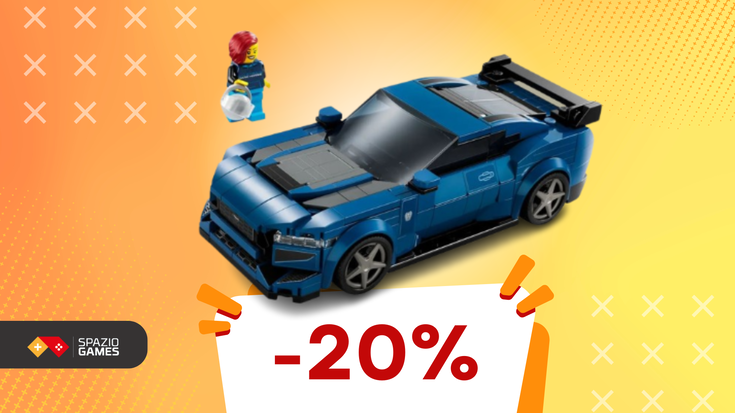 22€ per l’auto dei sogni: è la Ford Mustang Dark Horse LEGO!