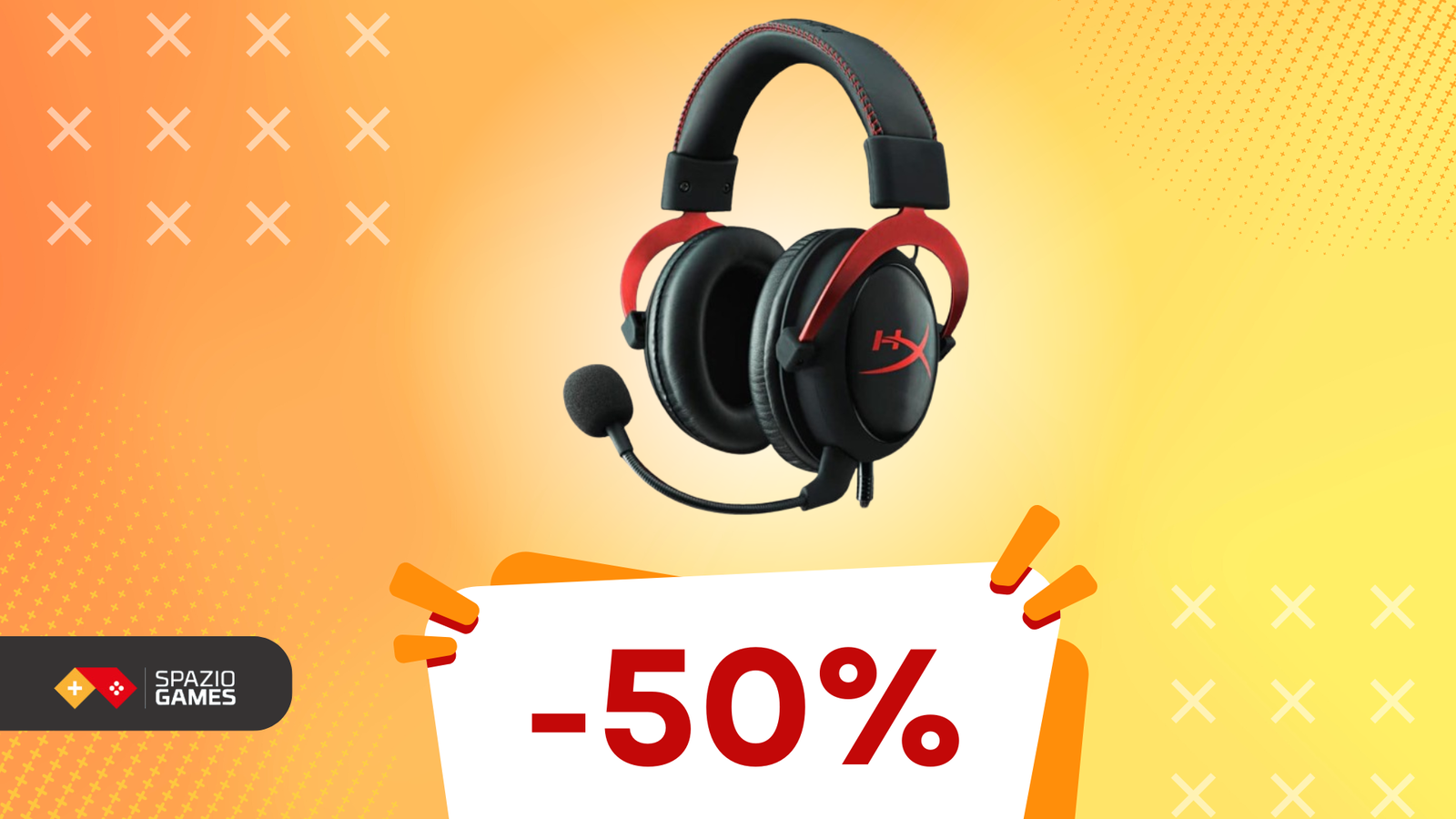 Cuffie gaming HyperX Cloud II: comfort e qualità a META' PREZZO! -50%