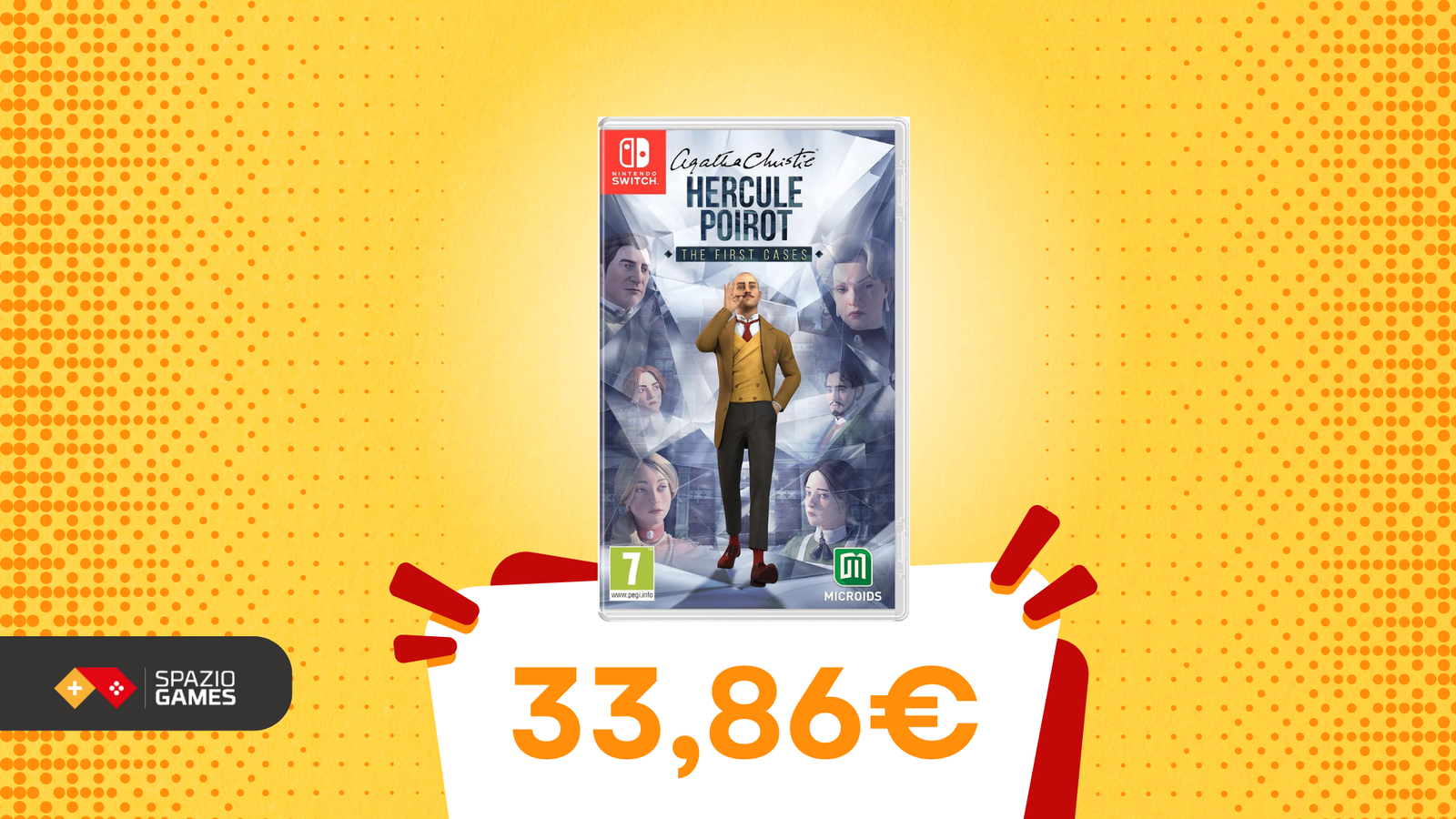 Porta la magia di Agatha Christie su Switch! Hercule Poirot: The First Cases oggi COSTA SOLO 34€!