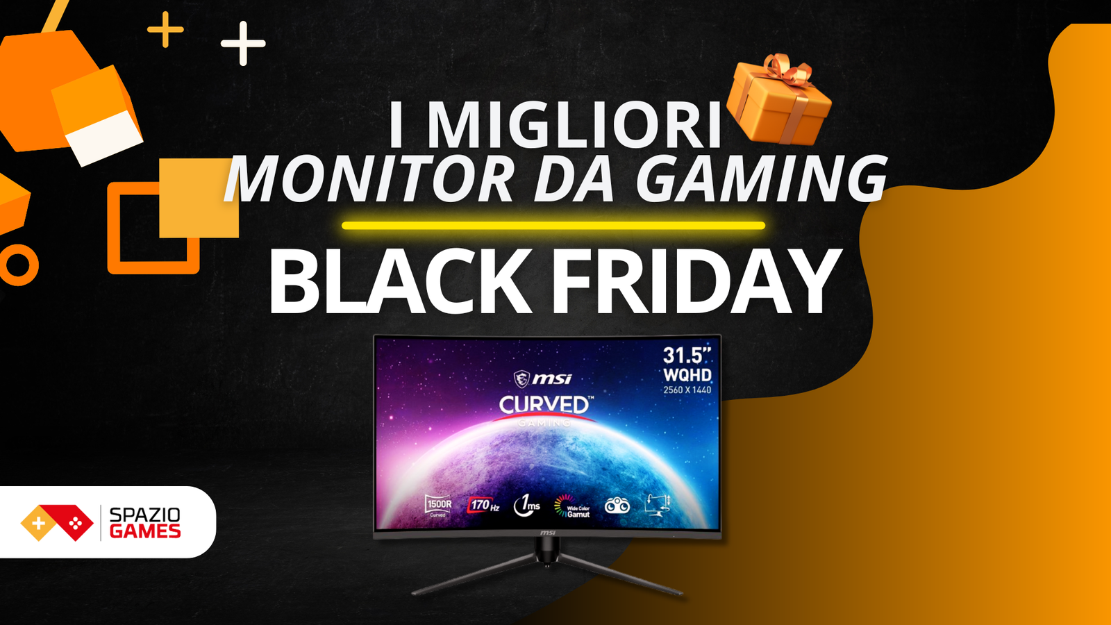 I migliori monitor gaming in offerta per il Black Friday 2024