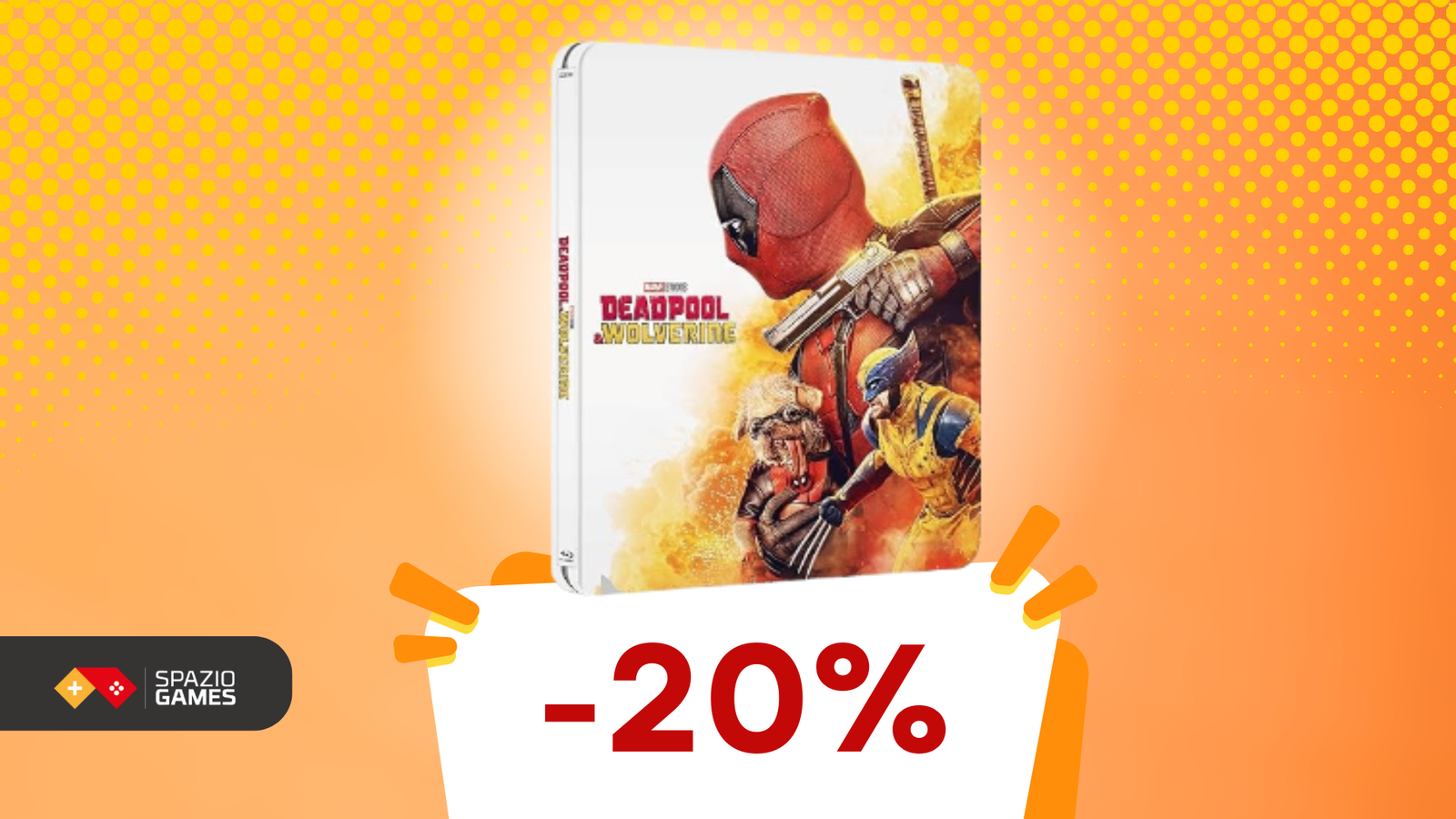 Deadpool & Wolverine Steelbook Edition a soli 29€ tra risate e violenza!