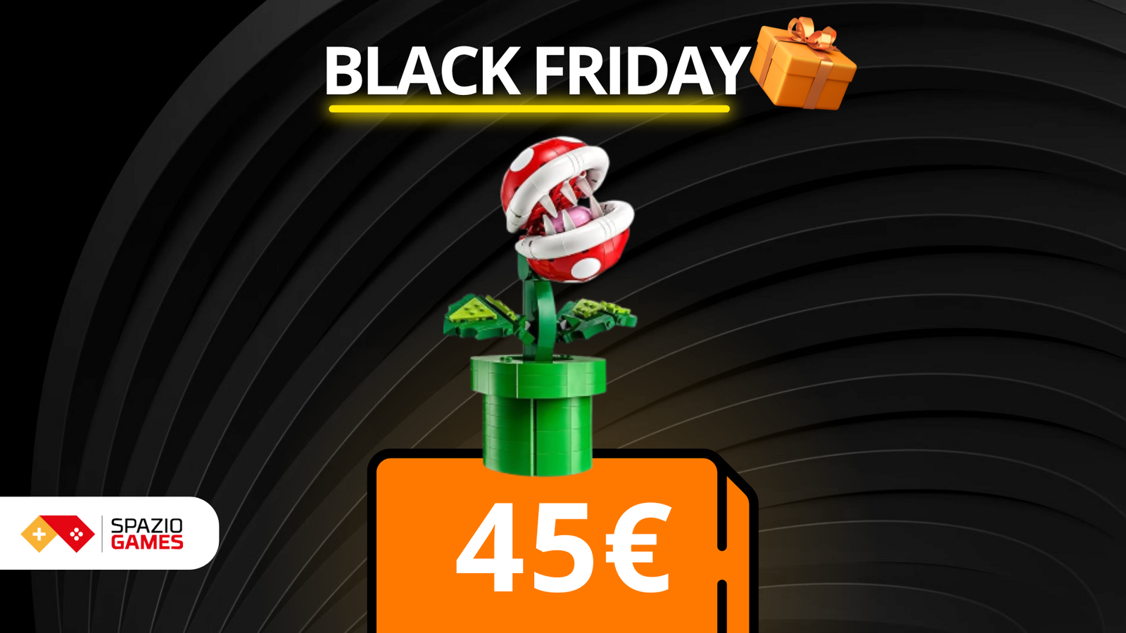 Un’icona del gaming: Pianta Piranha LEGO di Super Mario a 45€!