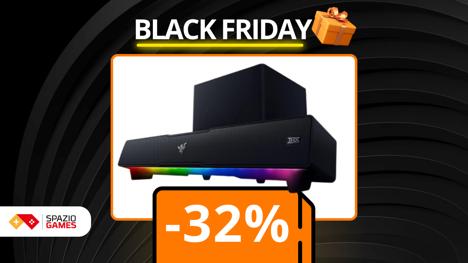 Suono epico e prezzo mitico: soundbar Razer a soli 190€!