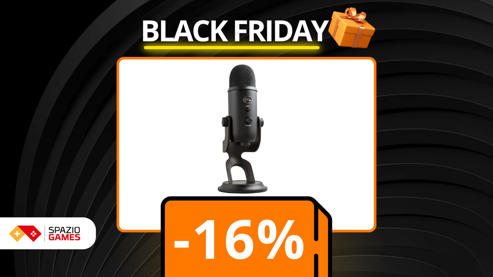 Logitech Blue Yeti: il microfono USB professionale in OFFERTA per il Black Friday! - 16%