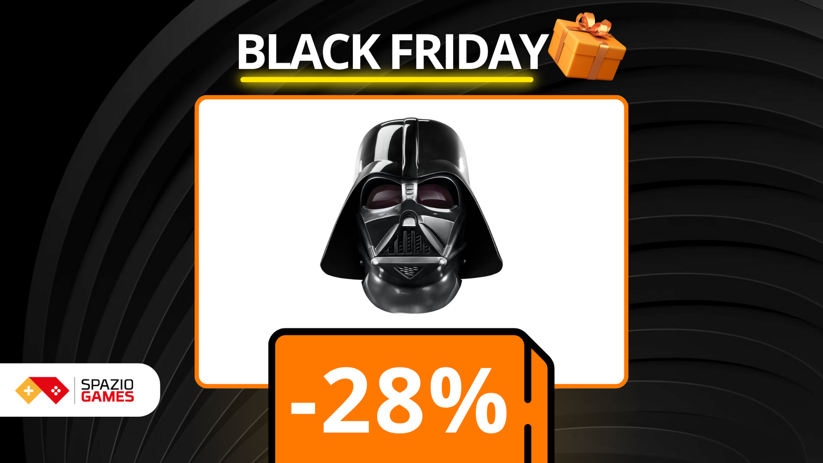 Vivi il lato oscuro: il casco elettronico di Darth Vader in SUPER OFFERTA Black Friday! (-28%)