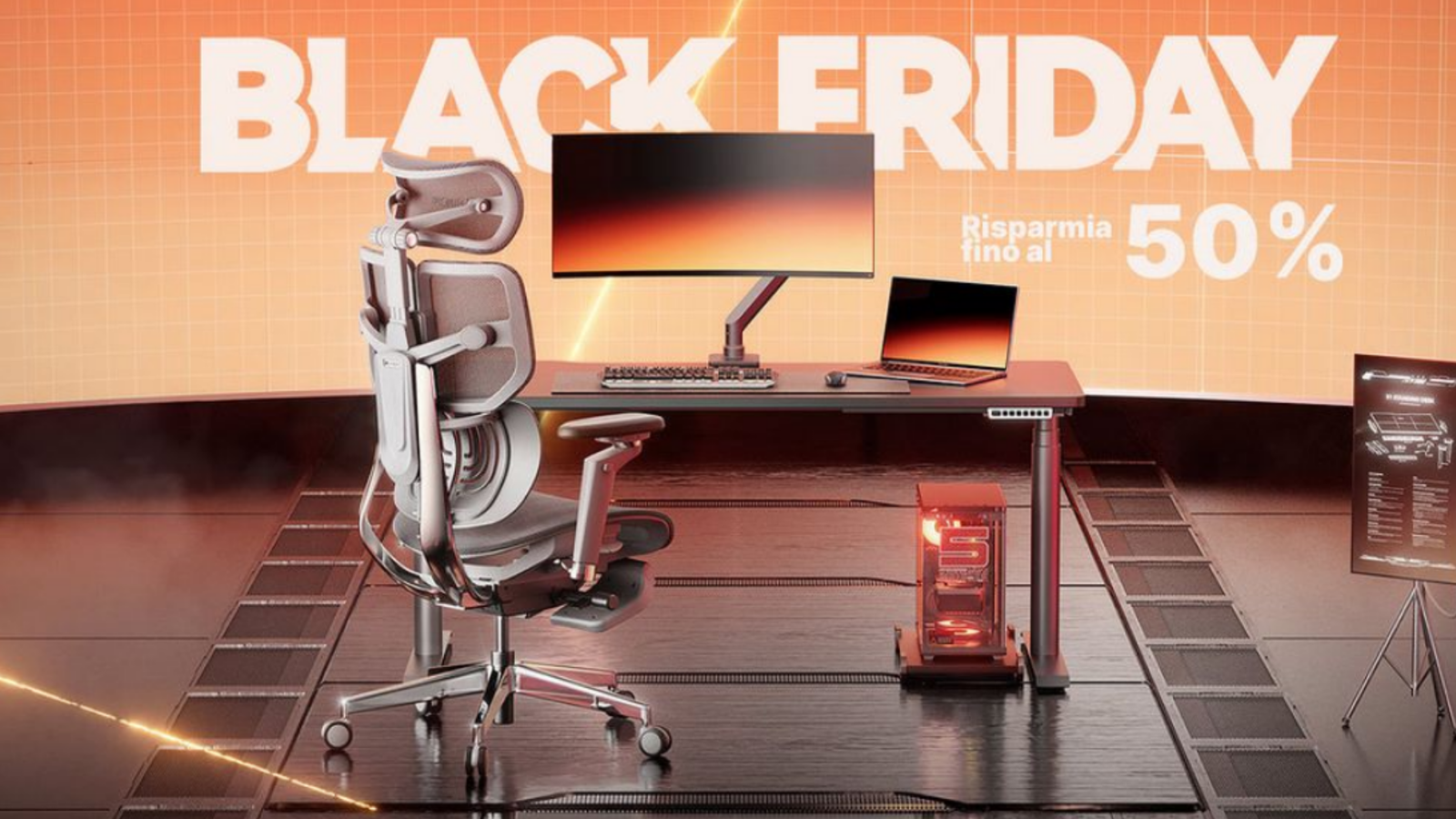 Black Friday di Hinomi: sconti fino al 50% su sedie ergonomiche!