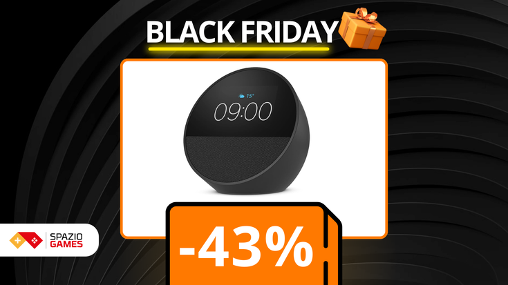 La magia di Alexa con stile: Echo Spot in promozione Black Friday! (-43%)